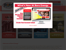 Tablet Screenshot of boroenergy.com